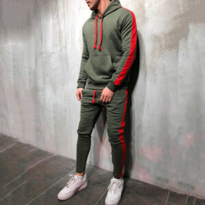 Men Fleece (gym) Tracksuit Slim Fit - Image 6