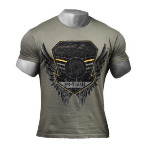 100 Combed Cotton Vintage Fitness Clothing Quick Dry Mens Gym T Shirt - Image 3
