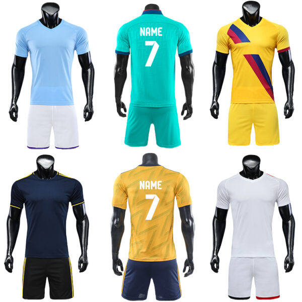 2021-2022 football jersey in black custom men thai quality cheap soccer - Image 3