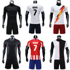 2021-2022 long sleeve football jersey black blank latest soccer design - Image 2