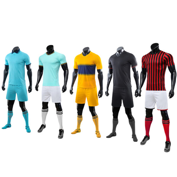 2021-2022 long sleeve football jersey black blank latest soccer design - Image 5