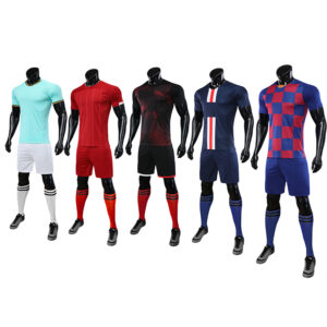 2021-2022 soccer jersey kids blue yellow retro football shirts - Image 4