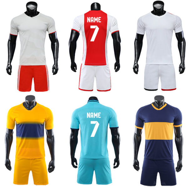 2021-2022 soccer wear tracksuits sports sublimation orange football jerseys - Image 4