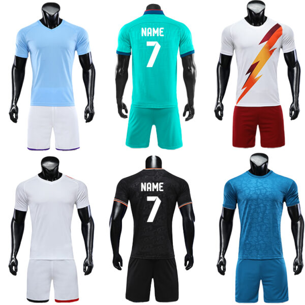 2021-2022 soccer wear tracksuits sports sublimation orange football jerseys - Image 3