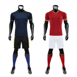 2021 Custom Football Jerseys For Printing Black Orange Soccer Jersey And Red - Image 3