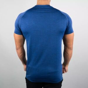 2020 Hot Sale Polyester Custom Logo Plain Men Dry Fit T Shirts - Image 5
