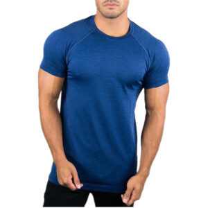 2020 Hot Sale Polyester Custom Logo Plain Men Dry Fit T Shirts - Image 4