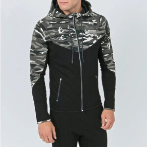 Cotton Polyester Custom Camo Plain Fitness Hoodie