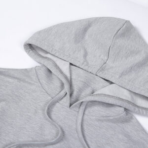 Women Fleece Tracksuit Cropped Hoodie and Pant - Image 6