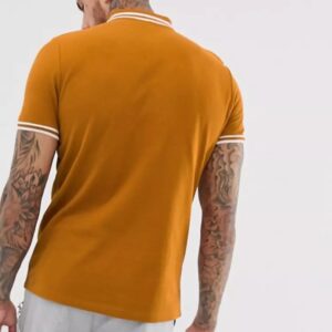 Fashion Man Short Sleeve 100% Cotton Custom Fitness Polo Shirt - Image 3