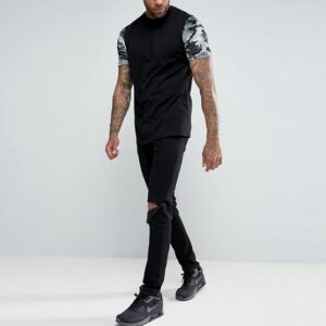 Hot Sale Sports Athletic Short Sleeve Digital Camo Male T Shirts - Image 4