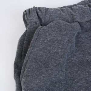 Men Gym Fashion Grey Fleece Tracksuit - Image 7