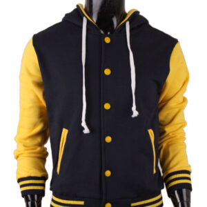 Men's Hoodie Baseball Jacket Varsity Jacket Sweatshirt Letterman Jacket - Image 2