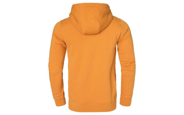 Yellow Men Cotton Fleece Hoodie Zipper - Image 6