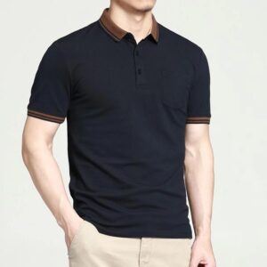 New Style Slim Fit Dri Fit Custom Blank Men Polo Shirt - Image 2