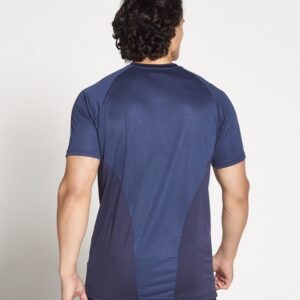 Quick Dry Polyester Spandex Gym T shirt For Men - Image 2
