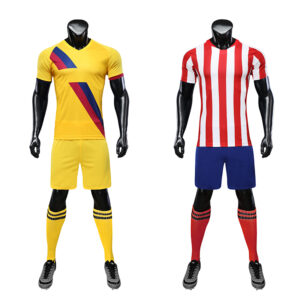 Red Black Soccer Wear With Sublimation Custom Sports Jersey New Model Football Shirt Uniform Set - Image 3