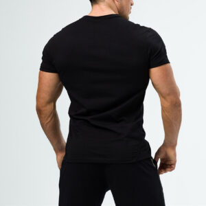 Blank Workut Bodybuilding Clothing Muscle Tight T Shirt Men Wholesale - Image 2