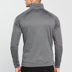 Men Gym Fashion Grey Fleece Hoodie