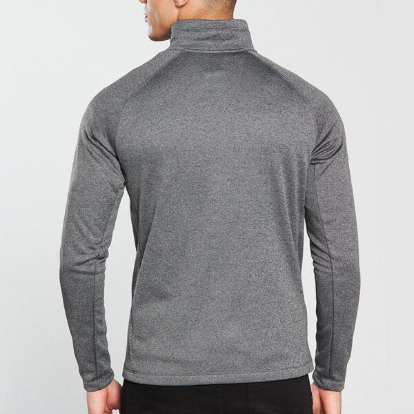 Men Gym Fashion Grey Fleece Hoodie