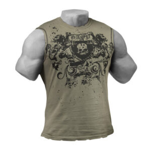 Custom Combed Cotton Printed Streetwear Mens Gym Sleeveless T Shirt - Image 5