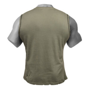 Custom Combed Cotton Printed Streetwear Mens Gym Sleeveless T Shirt - Image 6