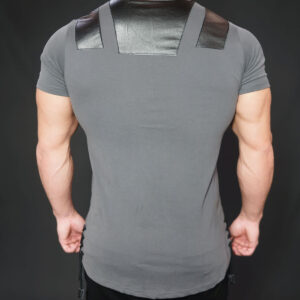 Latest Custom Longline Streetwear Mens Fitness Gym T Shirt - Image 2