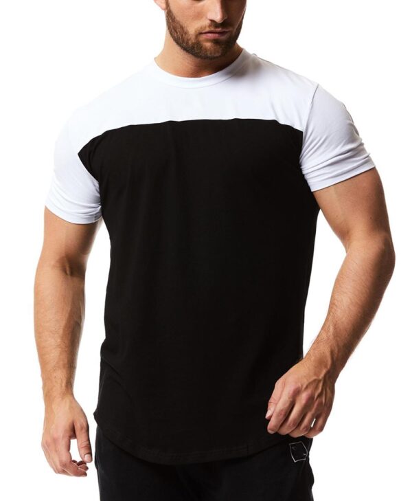 Men Casual Shirts Design Your Own Two Tone T-Shirt