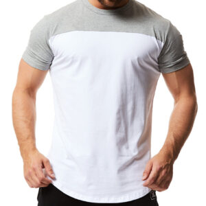 Men Casual Shirts Design Your Own Two Tone T-Shirt - Image 3