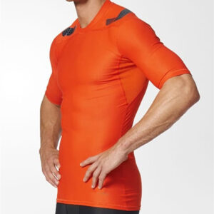 Tight Fit Men Gym Workout Sportswear Dry Fit Running T Shirt - Image 3