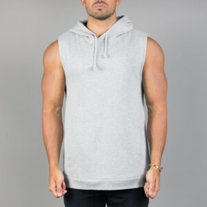 Wholesale Athletic Wear Sleeveless Hoodie Sweatshirt - Image 3