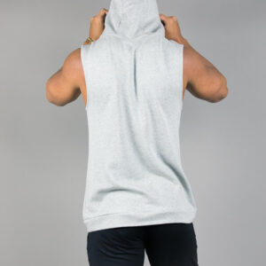Wholesale Athletic Wear Sleeveless Hoodie Sweatshirt - Image 4