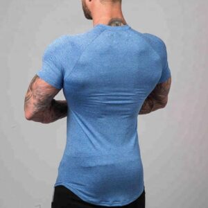 Wholesale Mens Sport Wear Fitted Bulk Plain Gym T-Shirts - Image 2