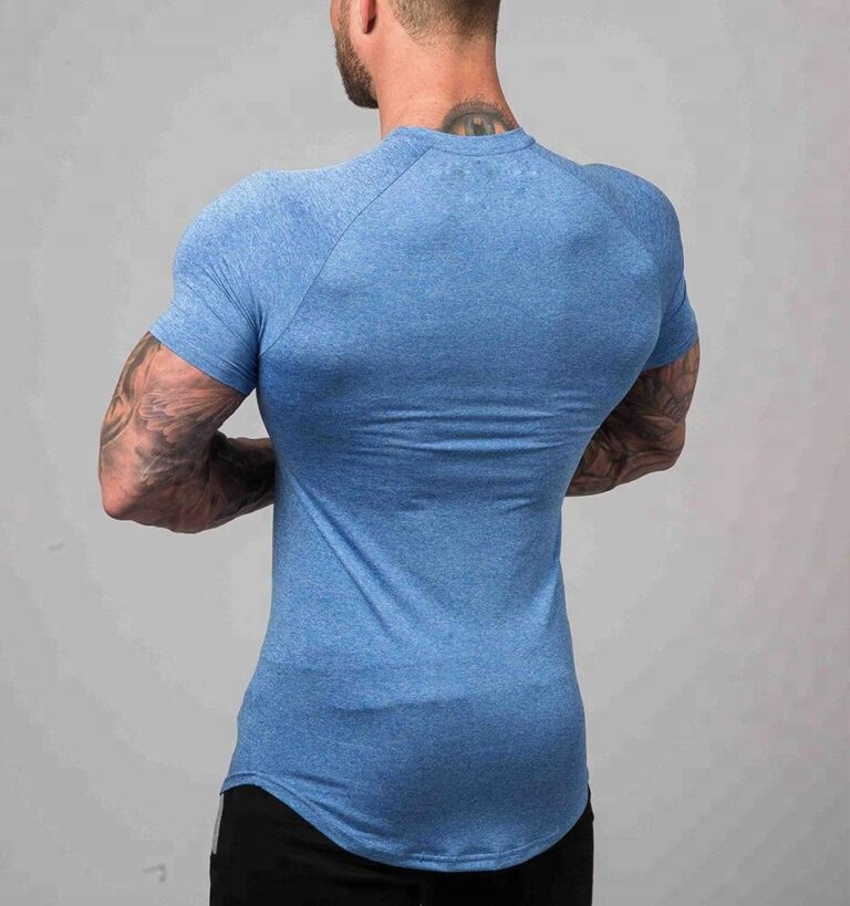 Wholesale Mens Sport Wear Fitted Bulk Plain Gym TShirts