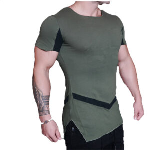 Wholesale Streetwear Clothing Plain Fitness T Shirt - Image 3