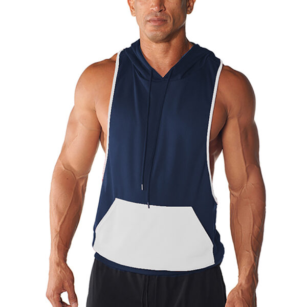 Bodybuilding Gym Clothing Stringer Hoodie For Men