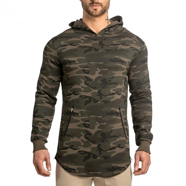 Camo Fitness Tracksuit Plus Size Pullover Hoodies