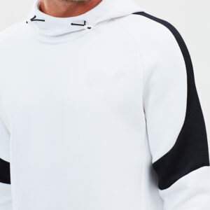 Custom Blank Color Block Fleece Pullover College Hoodies