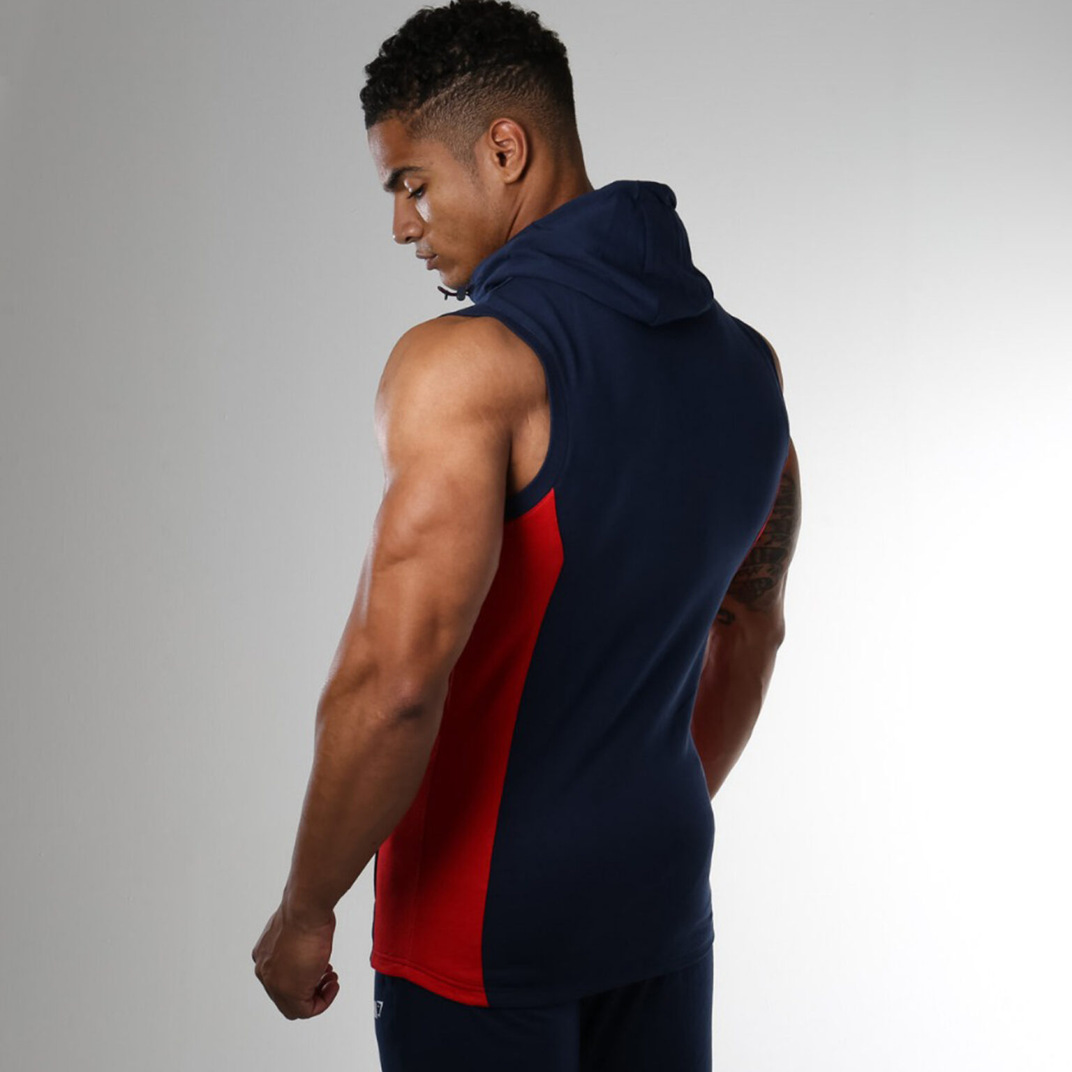 2021 New Fashion Gym Training Sleeveless Zip Up Hoodie
