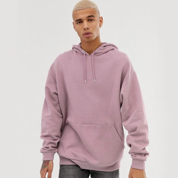 High Quality Mens 100% cotton multi color oversized thick hoodie