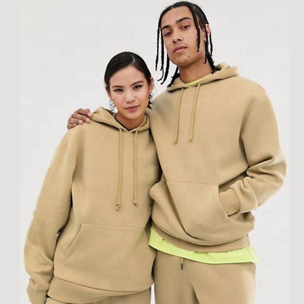 High Quality unisex blank 100% cotton street style pullover hoodies