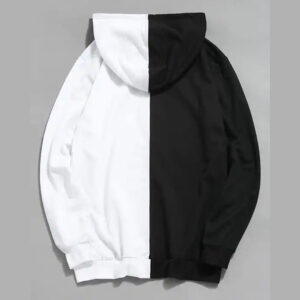 Hot Sale Cotton custom logo Men's patchwork Hoodies - Image 3
