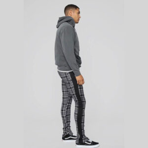 Hot Sale Men french terry streetwear pullover hoodies - Image 3