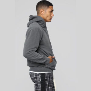 Hot Sale Men french terry streetwear pullover hoodies - Image 4
