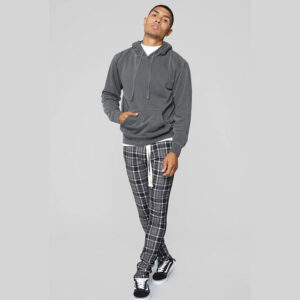 Hot Sale Men french terry streetwear pullover hoodies - Image 5