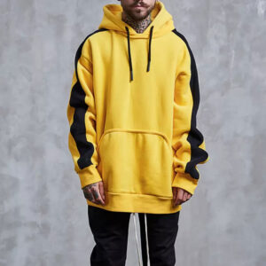 Hot Sell Custom french terry Hooded pullover hoodie For Men - Image 4