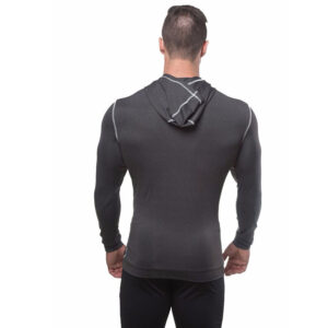Wholesale Men Fitness Clothing Sports Running Contrast Color Hoodies With Pocket - Image 2