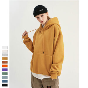 Wholesale Mens Custom Fitness Gym Oversized Fleece Hoodie - Image 2