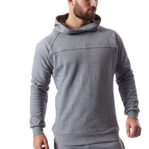 men workout clothing oversized heavy pullover hoodie - Image 3