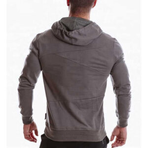 mens fitted pullover hoodie wholesale fitness apparel - Image 2